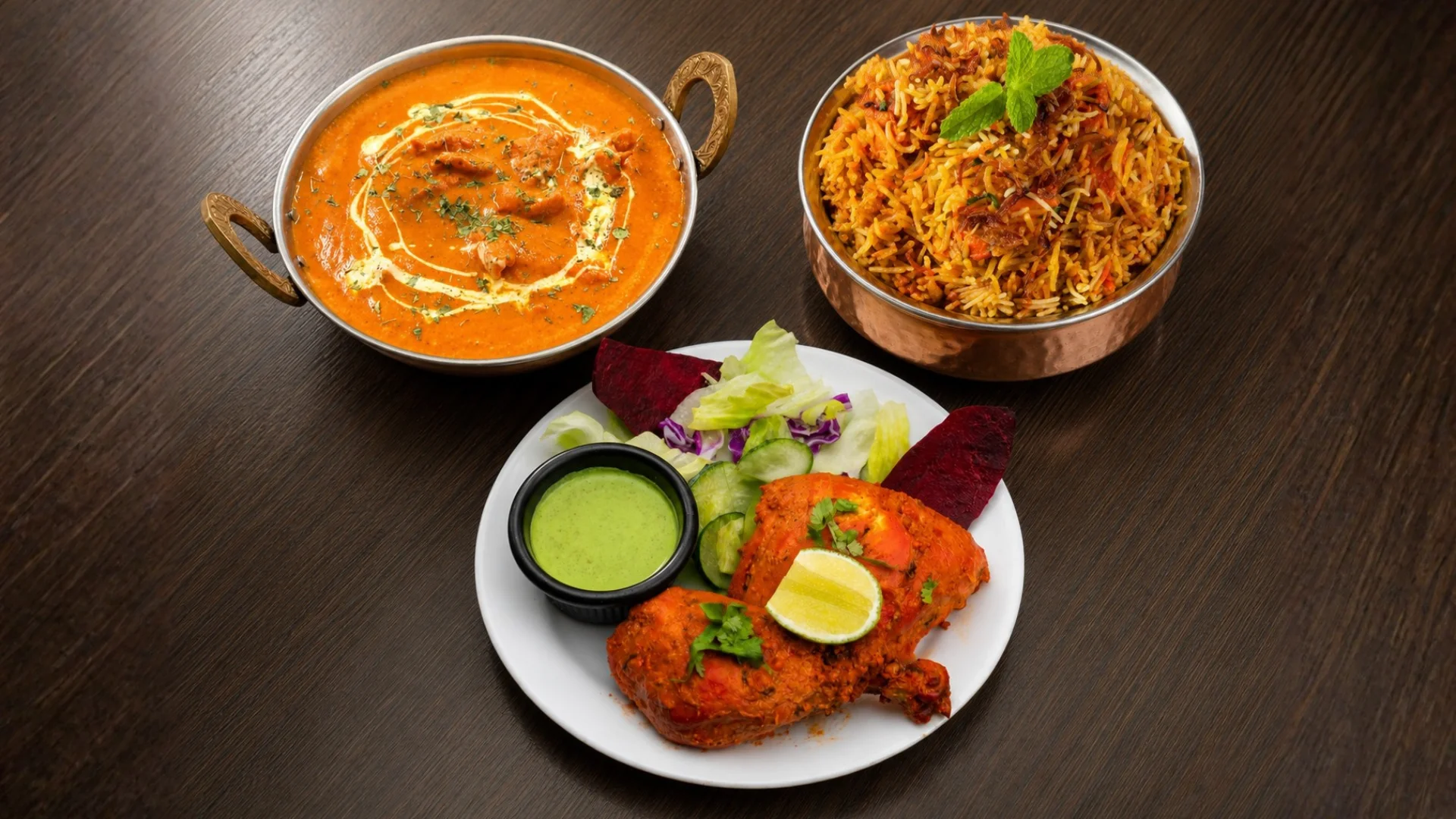Biryani in a Copper Handi - Bombay Grill Milton