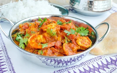 Jalfrezi Shrimp - Bombay Grill Milton