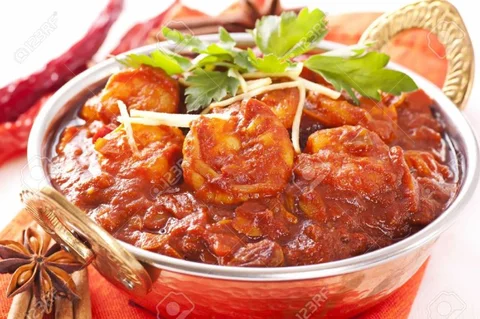 Karahi Shrimp - Bombay Grill Milton