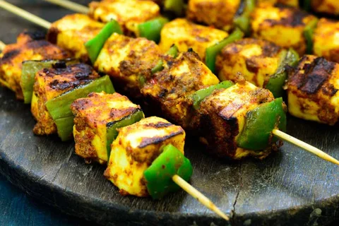 Achari Paneer/Soya Chaap Tikka - Bombay Grill Milton