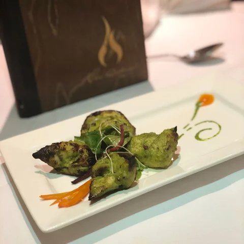 Haryali Chkn Tikka - Bombay Grill Milton