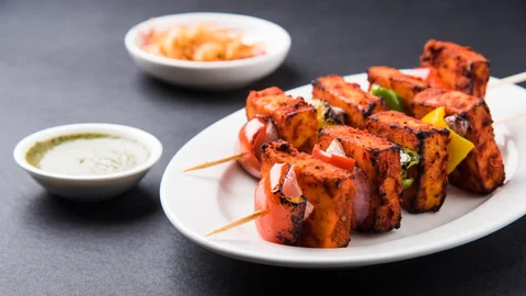 Tandoori Paneer/Soya Chaap Tikka - Bombay Grill Milton