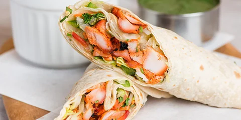 Chicken Tikka Wrap - Bombay Grill Milton